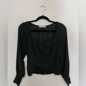Abercrombie Black Blouse